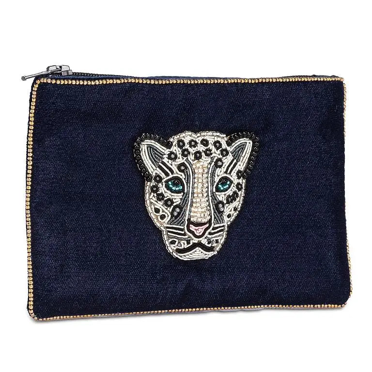 Velvet W/ Leopard Pouch