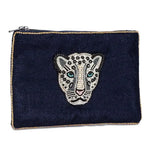 Velvet W/ Leopard Pouch