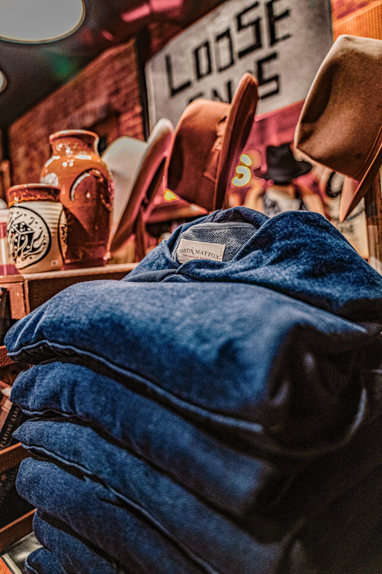 MM Brand Indigo Hoodie