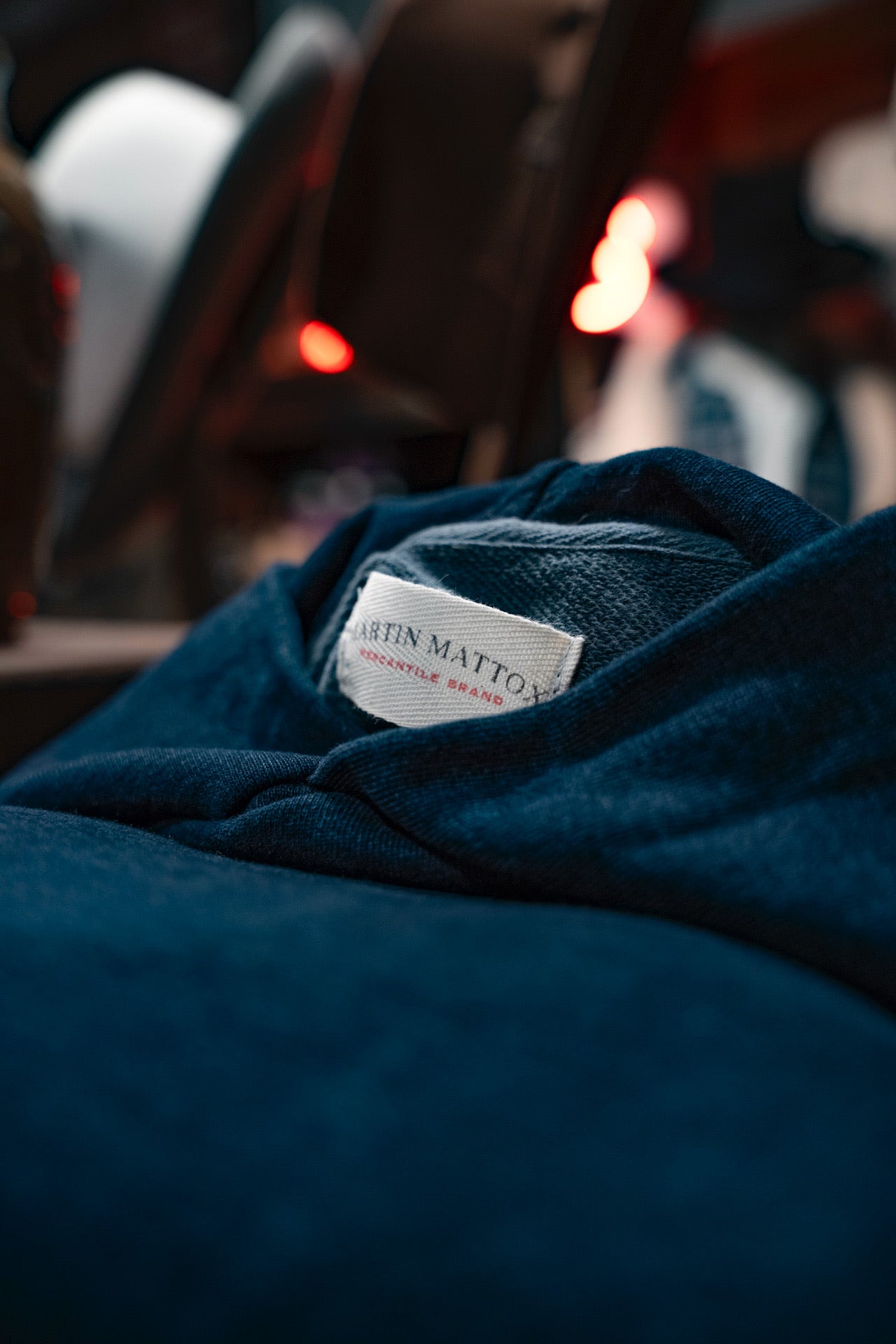 MM Brand Indigo Hoodie