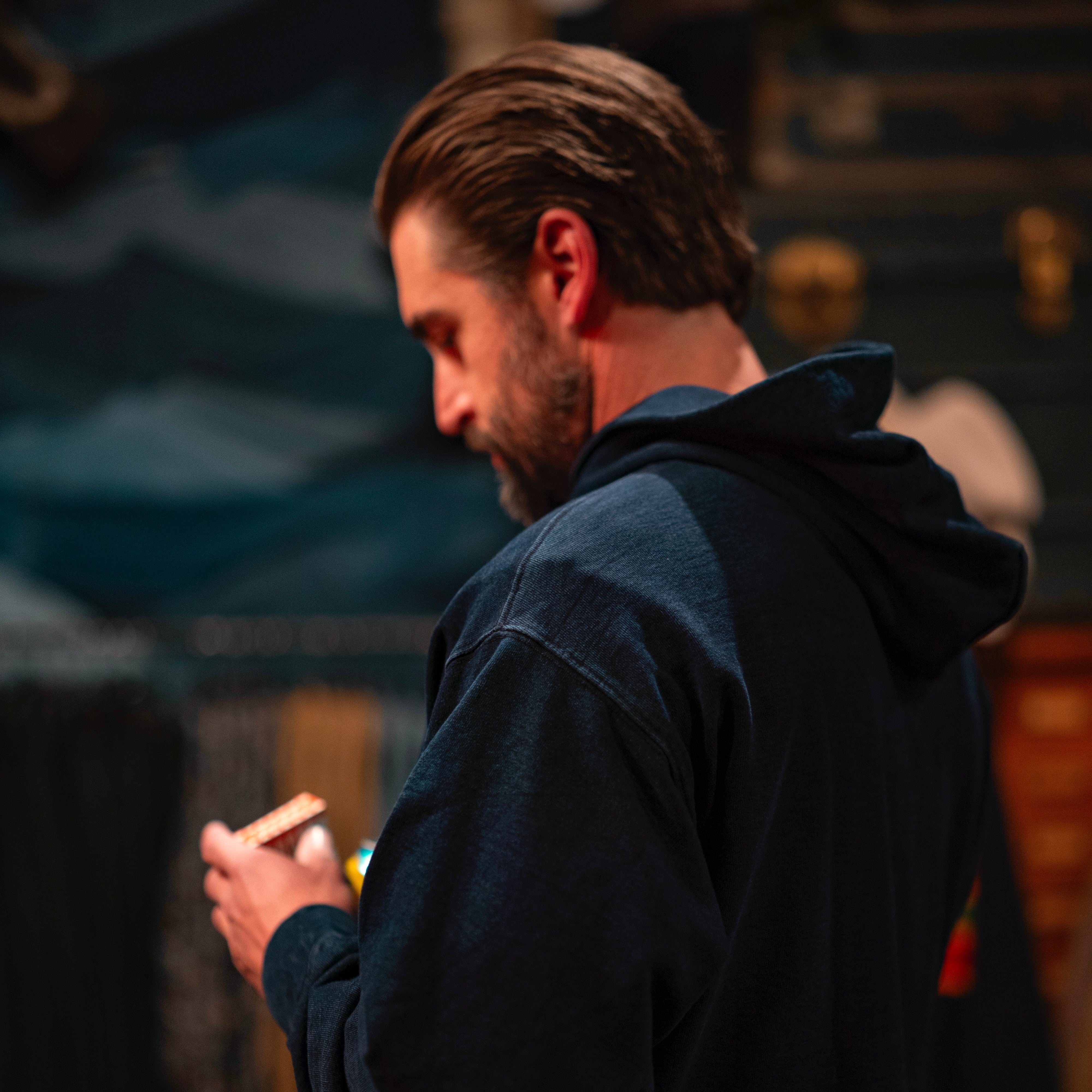 MM Brand Indigo Hoodie