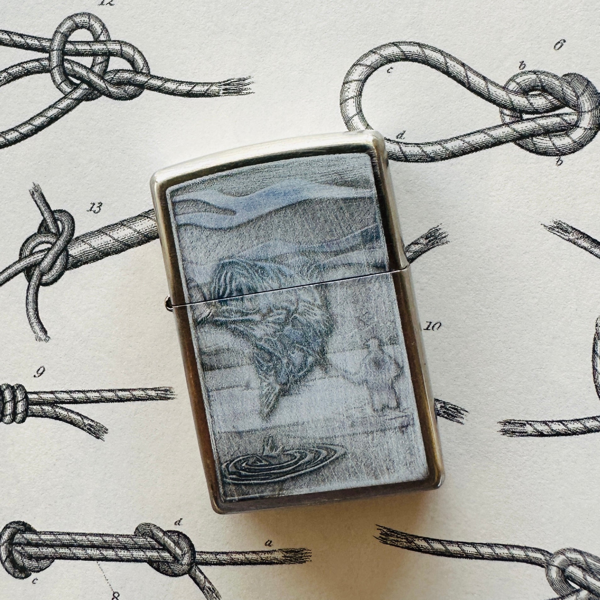 Silver Fisherman Zippo