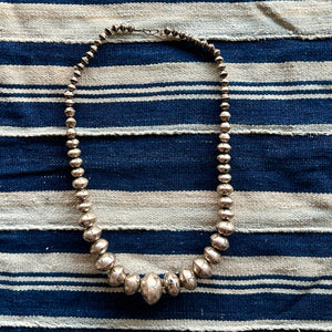 DM Vintage Sterling Navajo Pearl Necklace