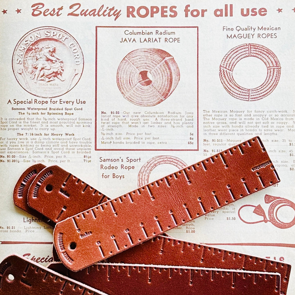 Leather Ruler