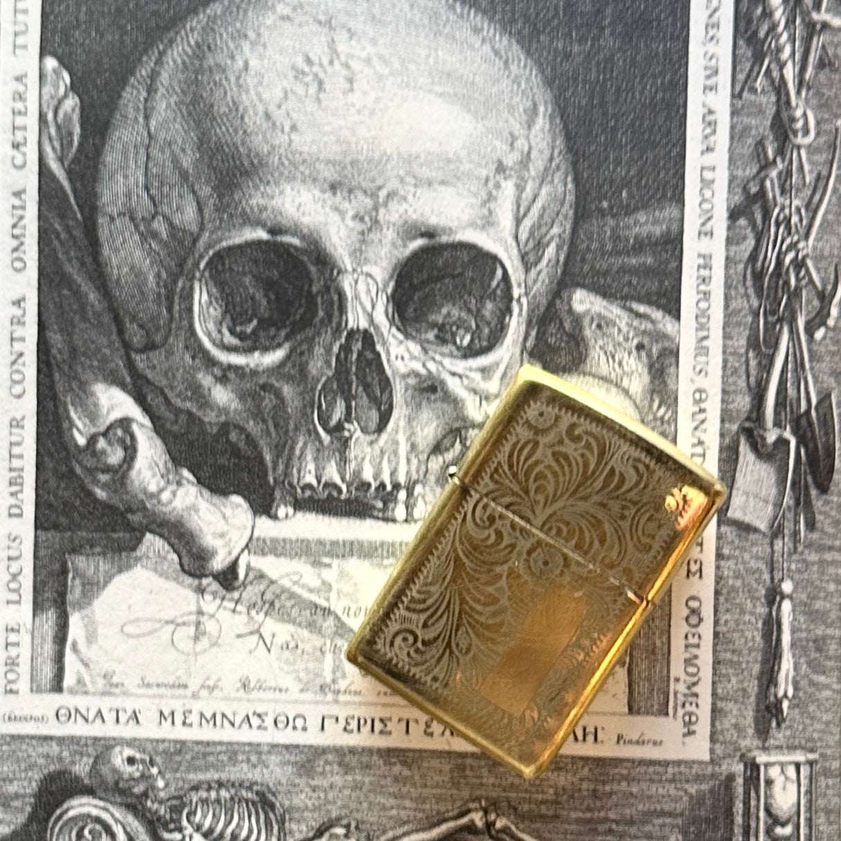 Brass Venetian Zippo