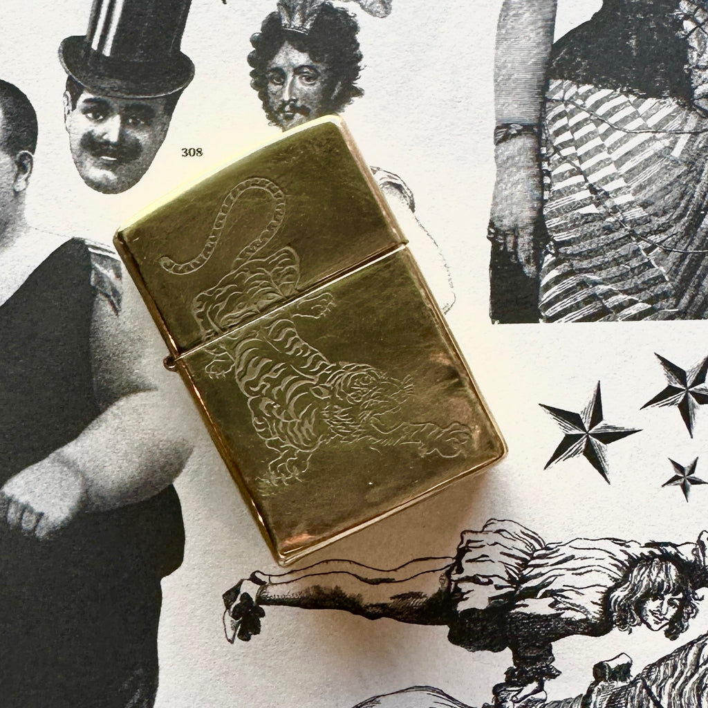 Brass Tiger Zippo