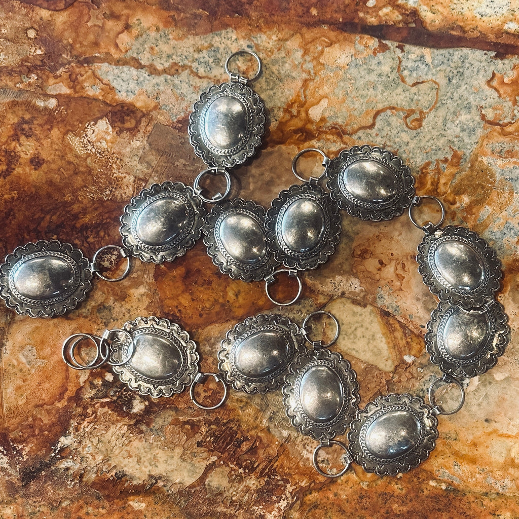 G.O. Sterling Conch Belt