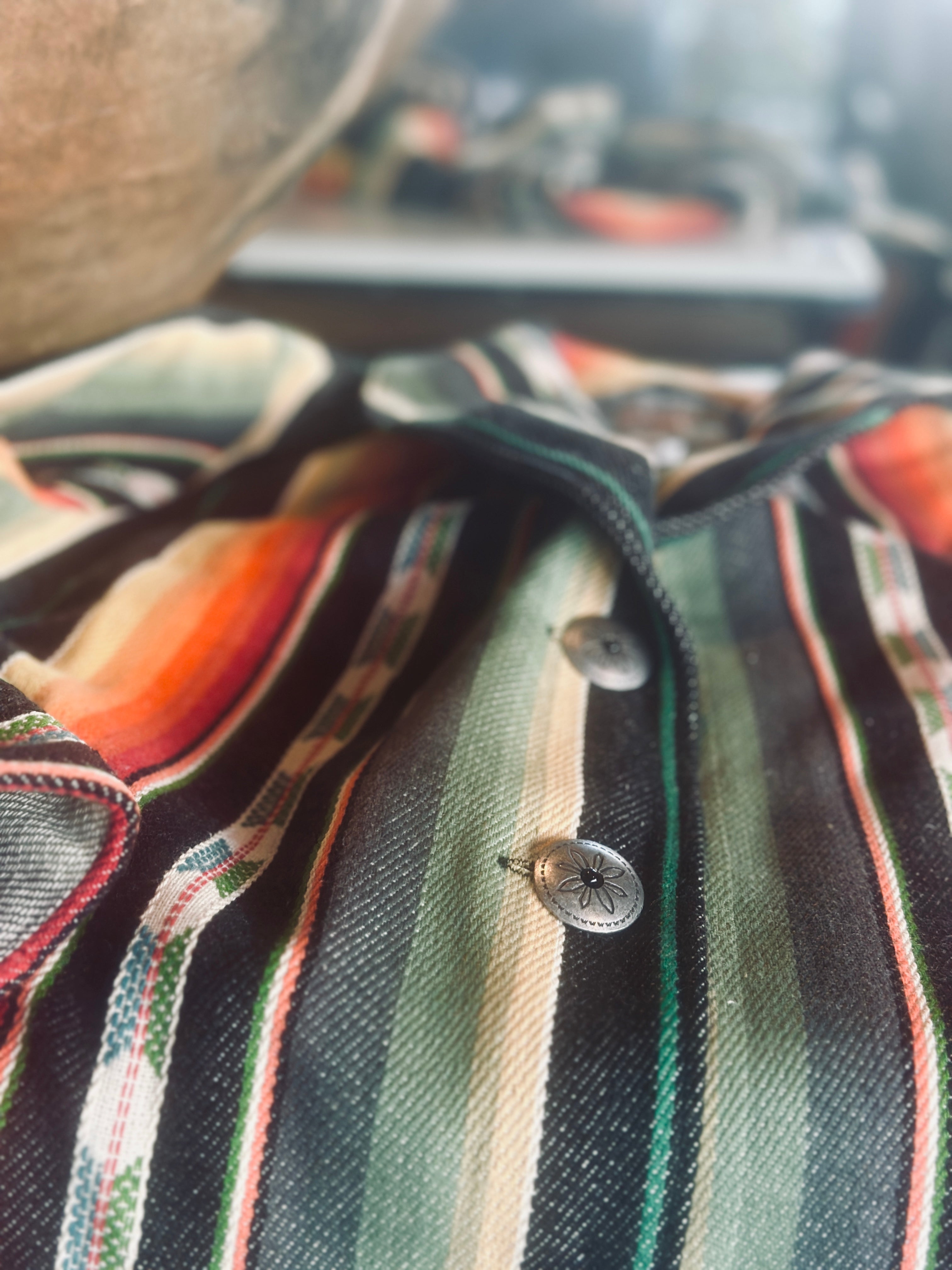 Serape Car Coat