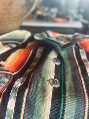 Serape Car Coat