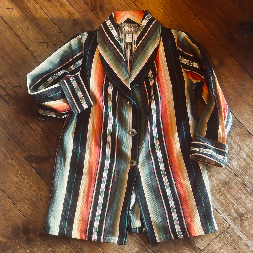 Serape Car Coat