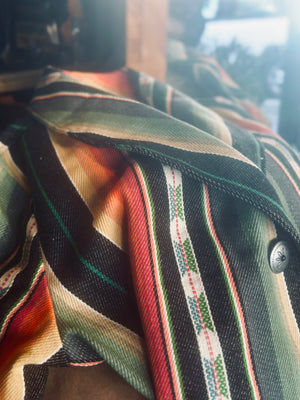 Serape Car Coat
