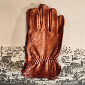 MM Branded Deerskin Gloves