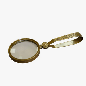 Brass Folding Magnifying Glass