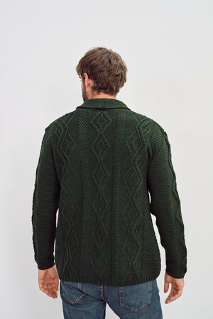 Killary Fjord Aran Cardigan Sweater