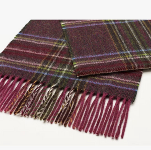 Country Check Scarf - Deep Pink
