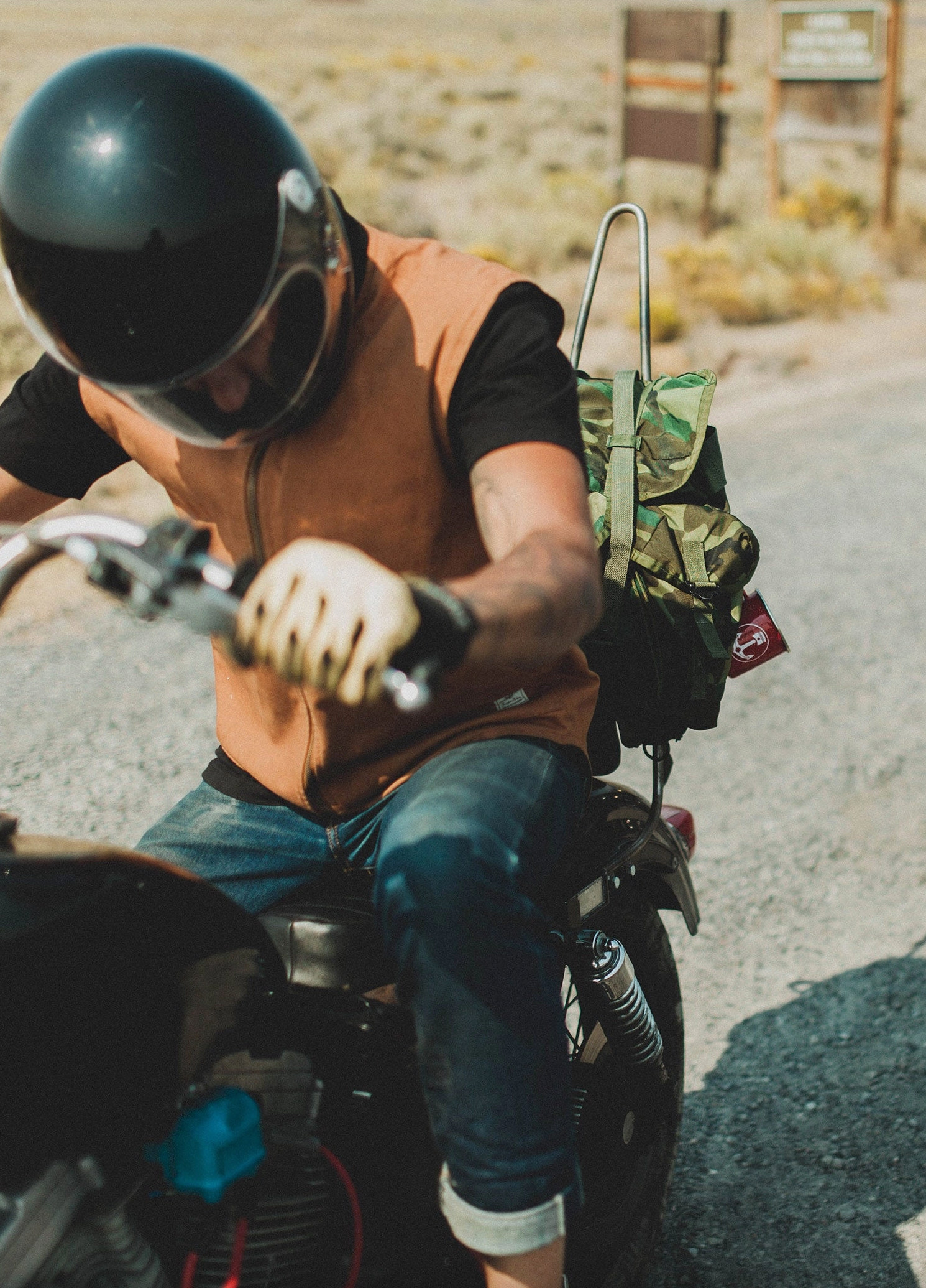 Iron + Resin HIghway Vest - Union Brown