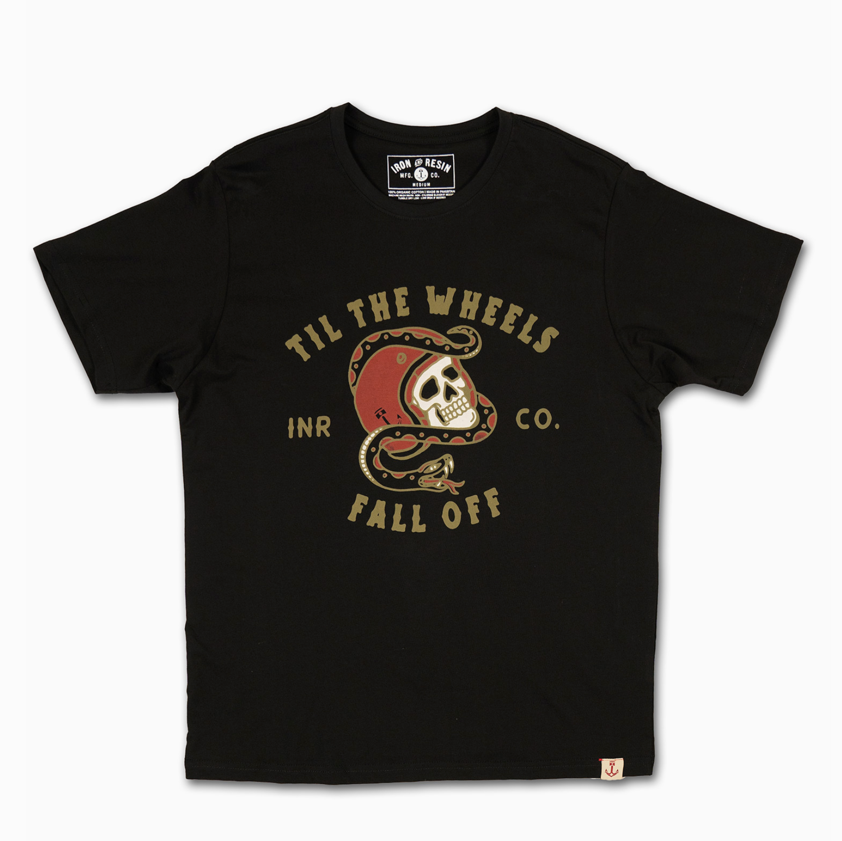 Iron + Resin Till The Wheels Fall Off Tee - Black