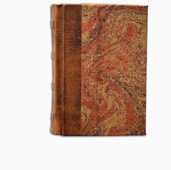 Italian Leather + Marble Journal