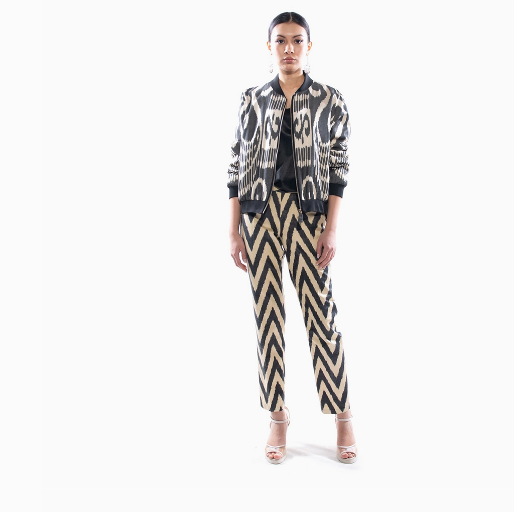 Silk Ikat Pants