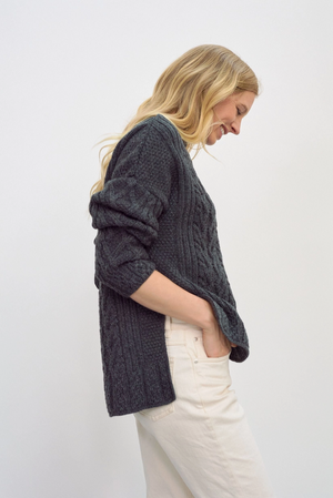 Aran Boxy Sweater