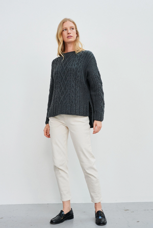 Aran Boxy Sweater