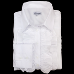 Ruffle Shirt - White