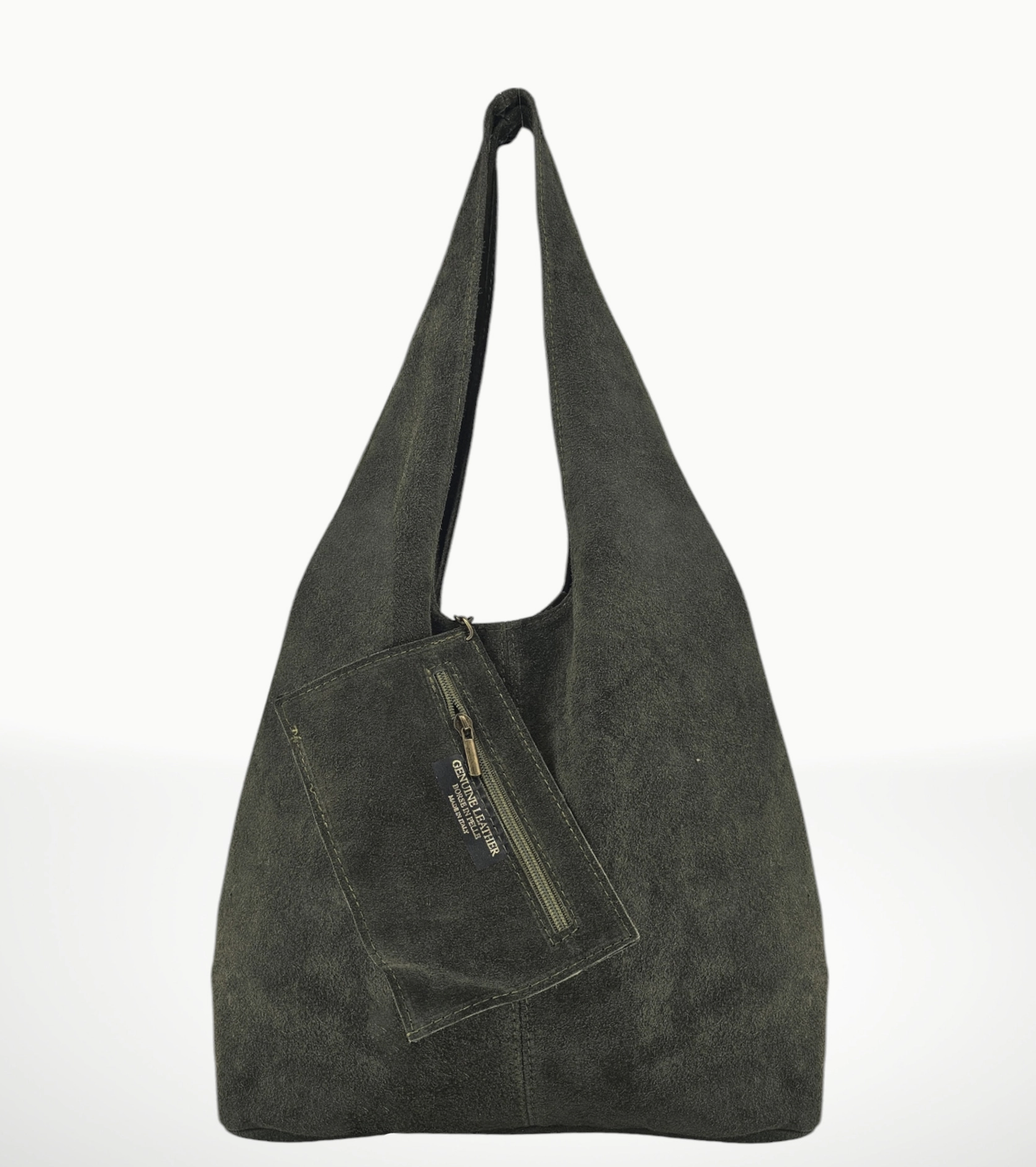 Italian Suede Shoulder Bag