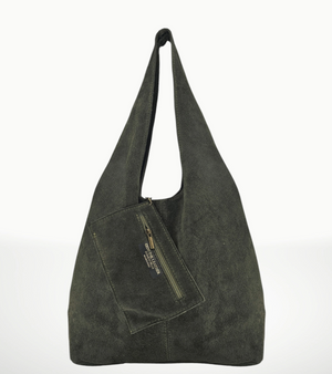 Italian Suede Shoulder Bag