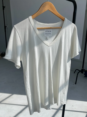 Organic Cotton V Neck Tee