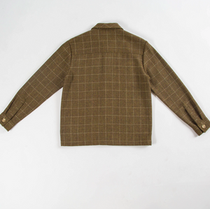 Wool Grid Jacket
