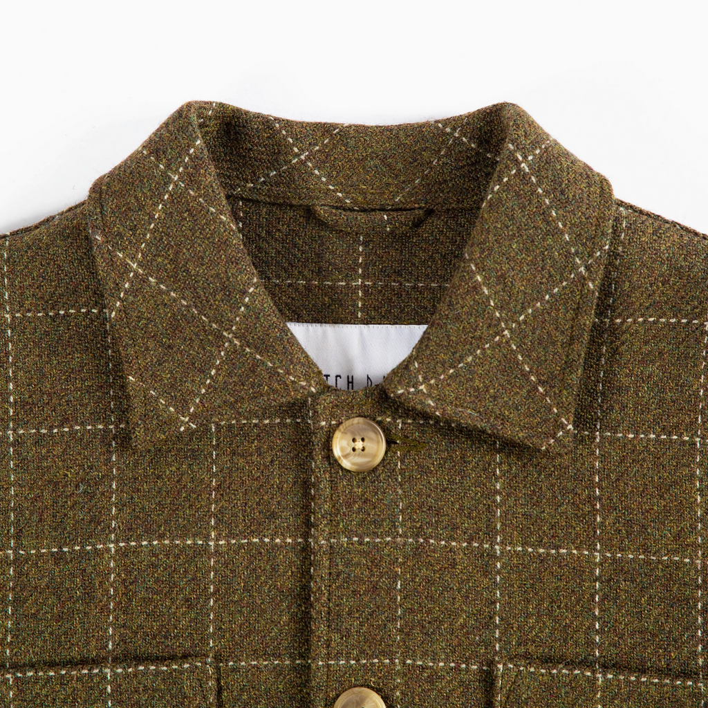 Wool Grid Jacket