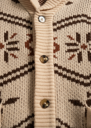 Iron + Resin Wincha Shawl Collar Sweater