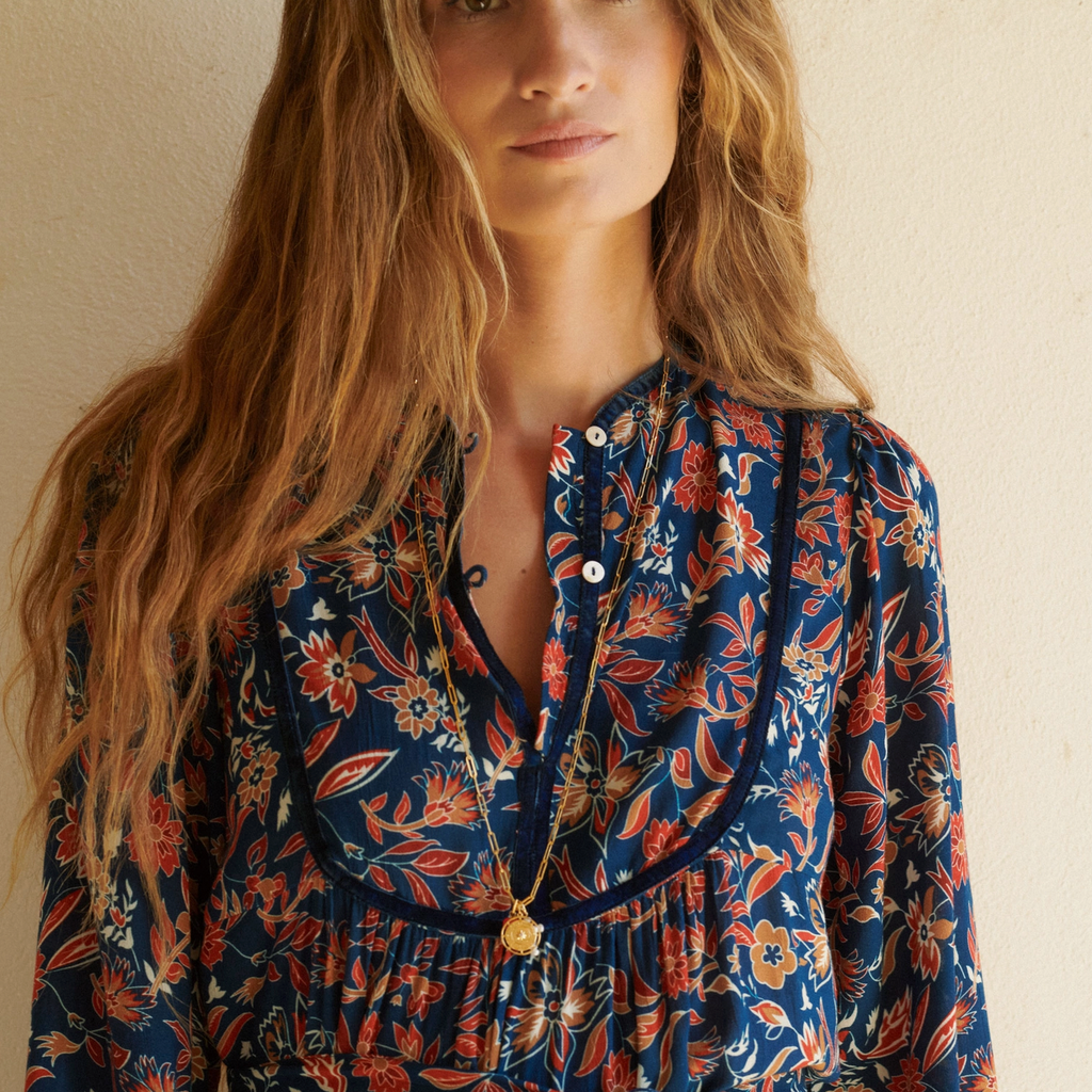 Aura Dress - Navy