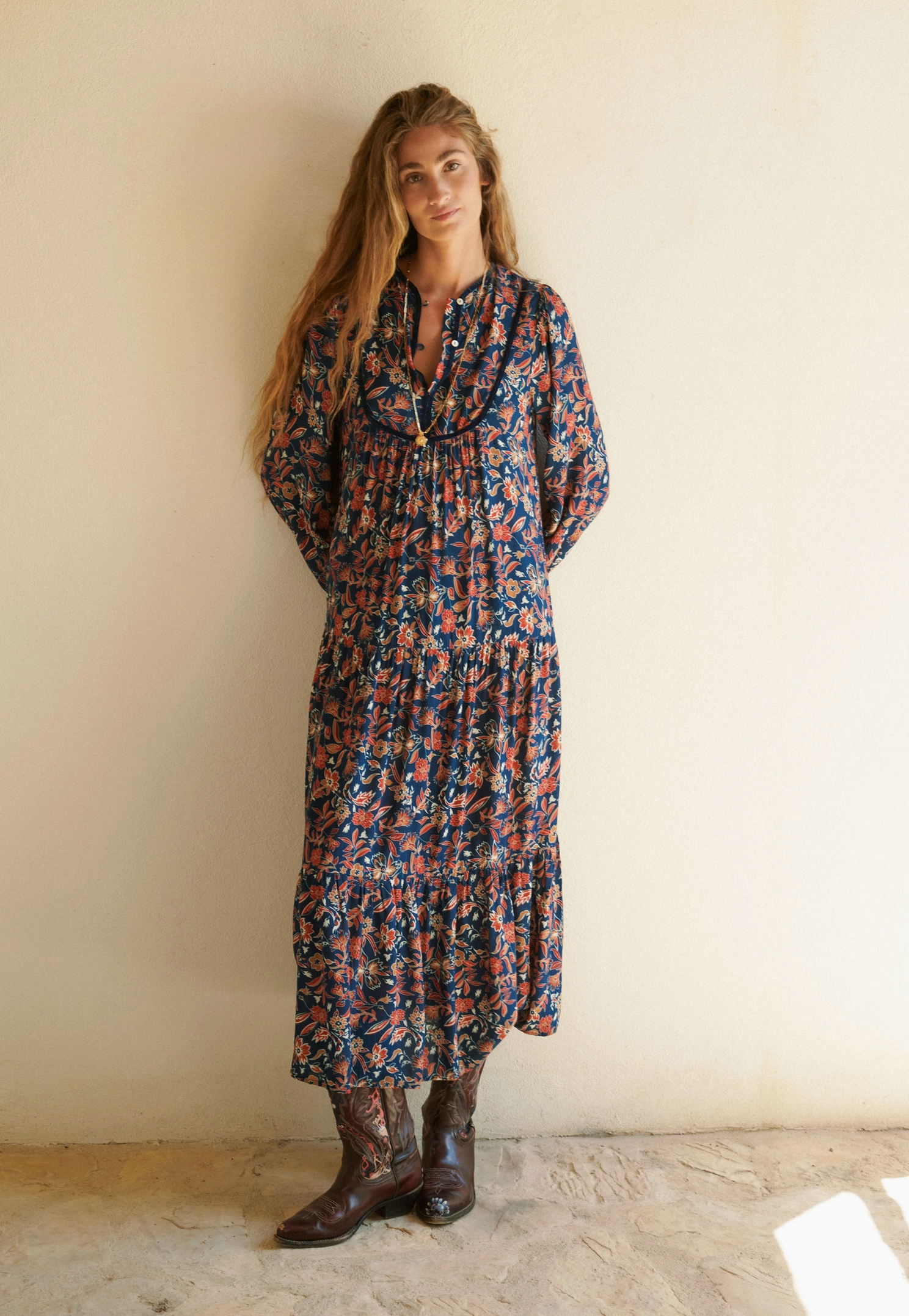 Aura Dress - Navy