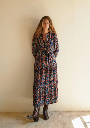 Aura Dress - Navy