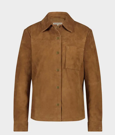 Dakota Suede Jacket - Cognac
