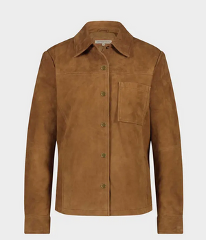 Dakota Suede Jacket - Cognac