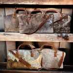Hair on Hide Weekender Bag