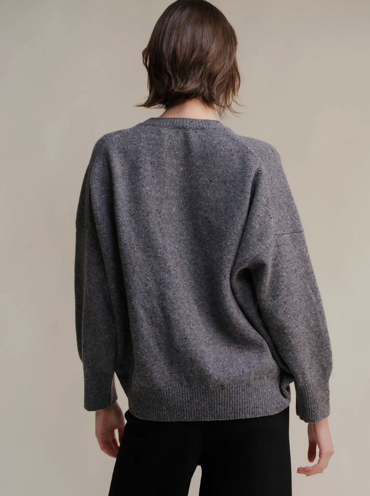 Italian Tweed Oversized Sweater