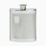 Englne Turned English Pewter Flask