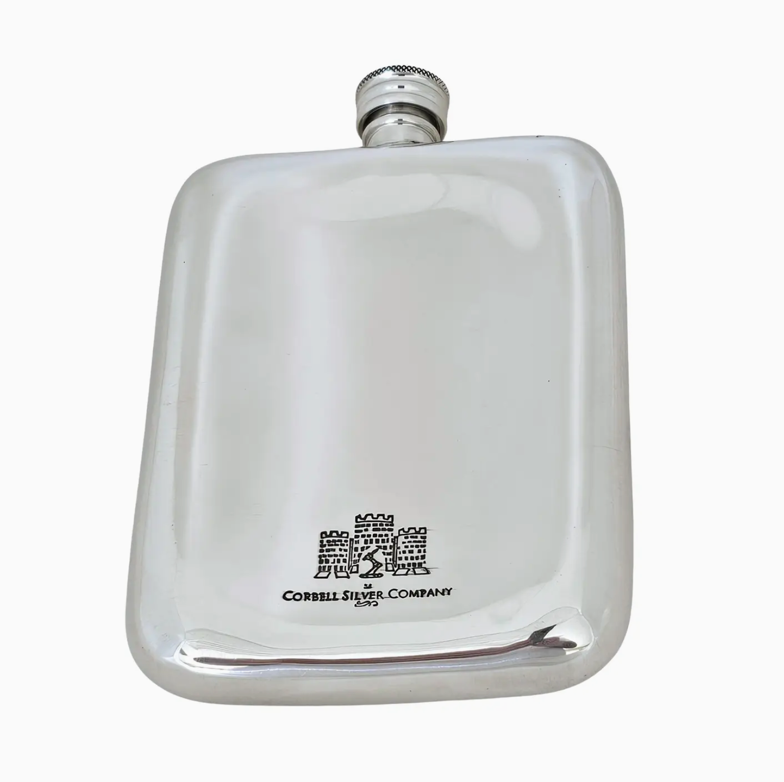 English Pewter Fly Fishing Flask