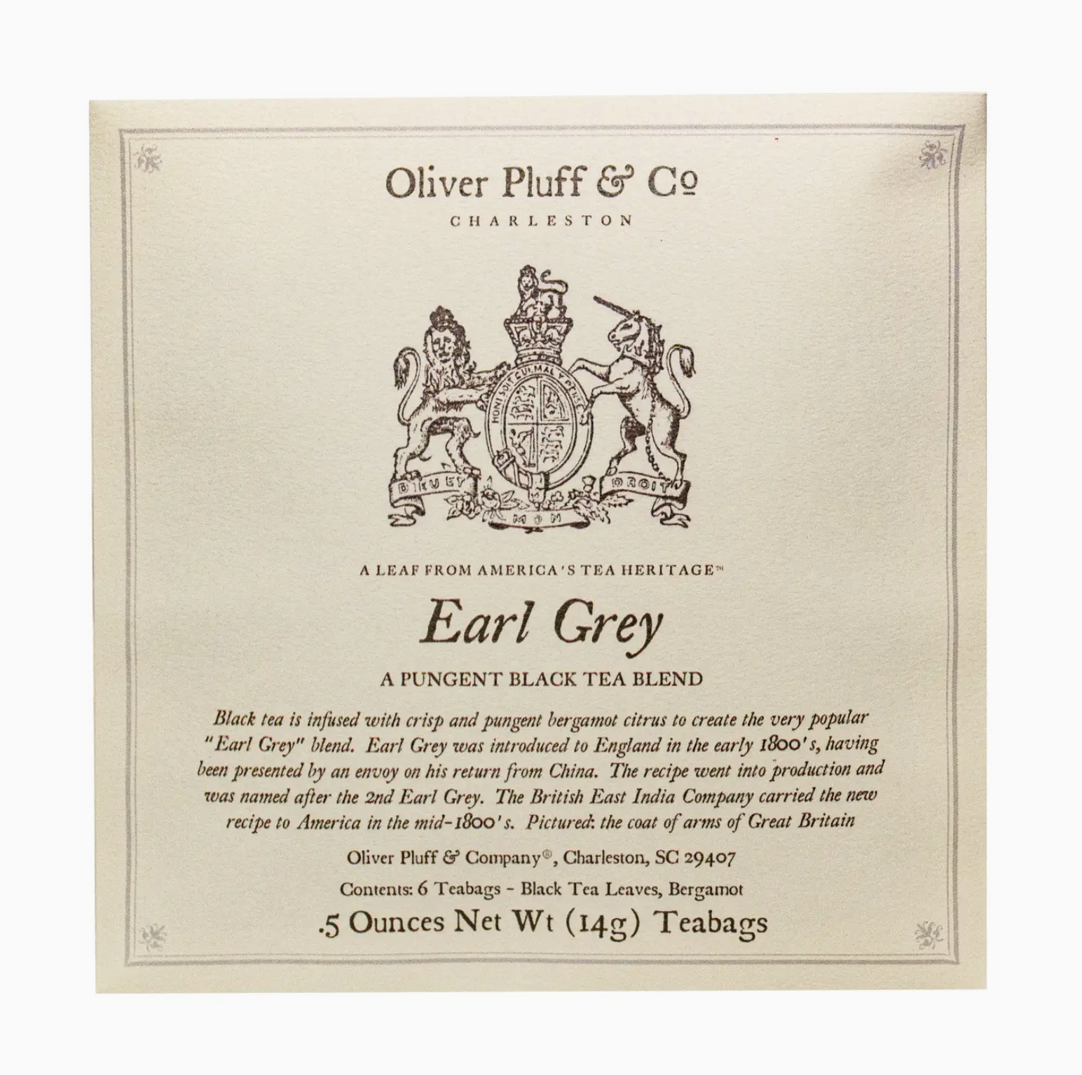 Earl Grey Tea Bags