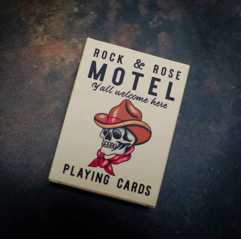 Rock + Rose Motel Playing Cards