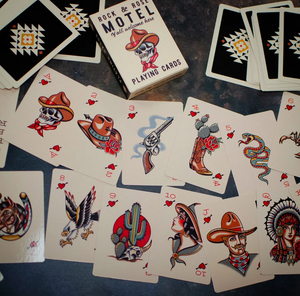 Rock + Rose Motel Playing Cards