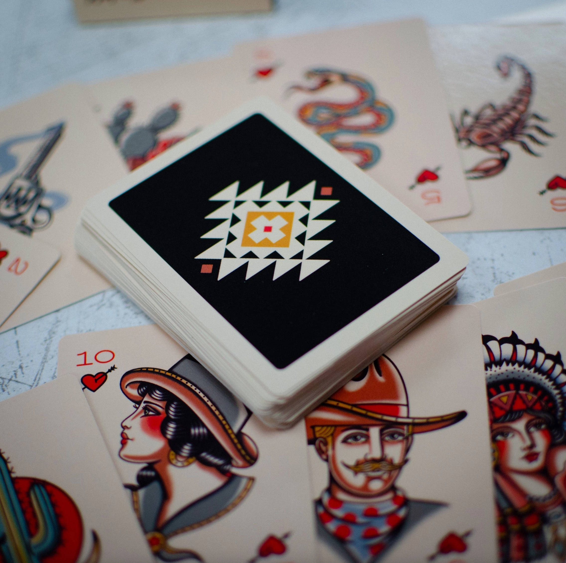 Rock + Rose Motel Playing Cards