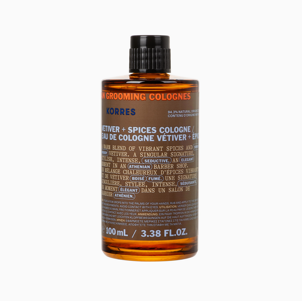 Eau De Cologne Vetiver + Spices