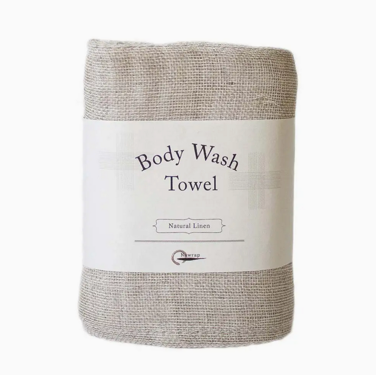 Body Wash Towel - Natural Linen