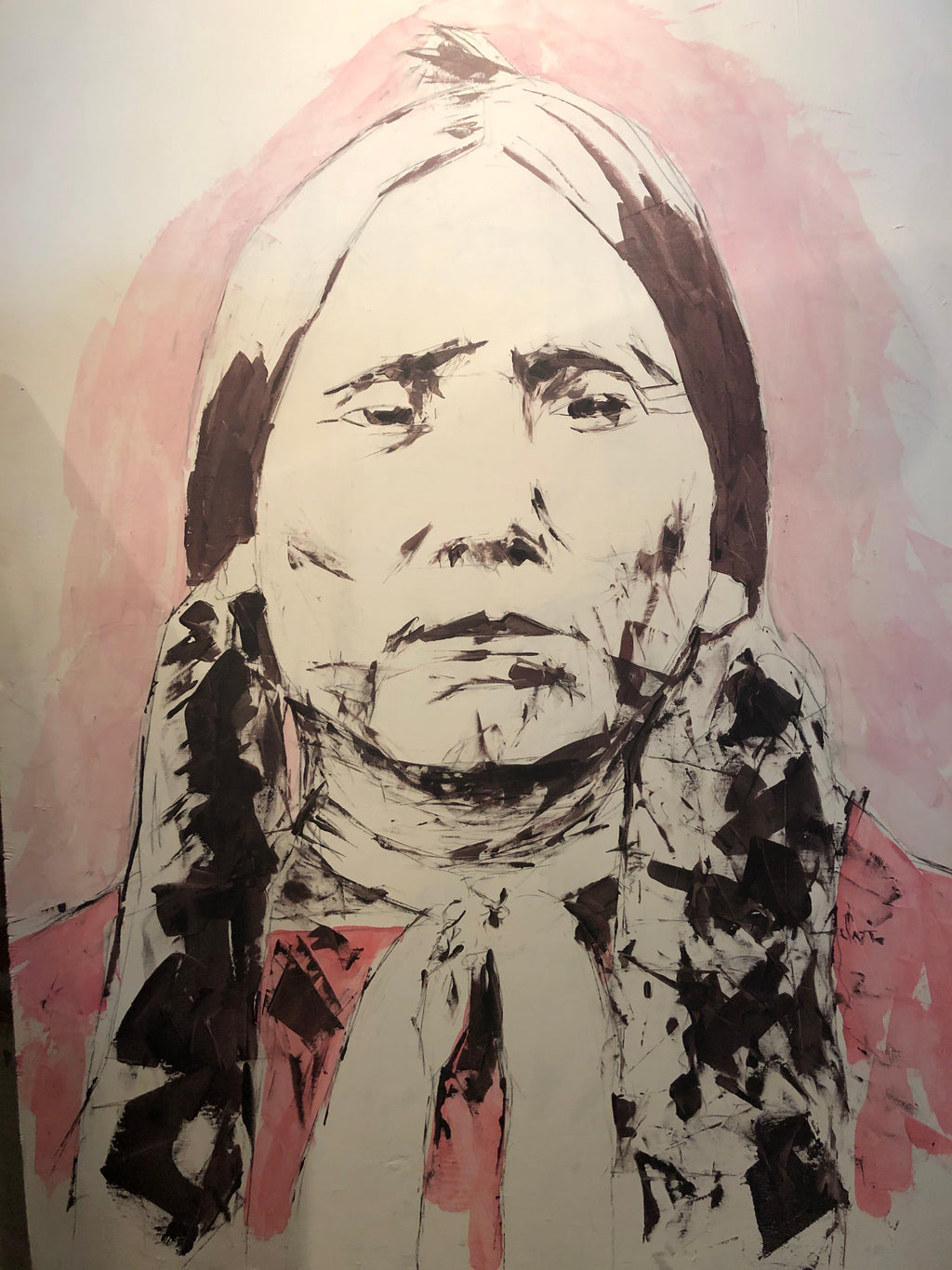 Quanah Parker Pink Native Art