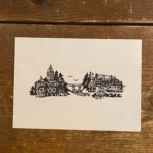 Auburn Letterpress Card