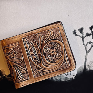 Hand Tooled Leather Wallet Nº1